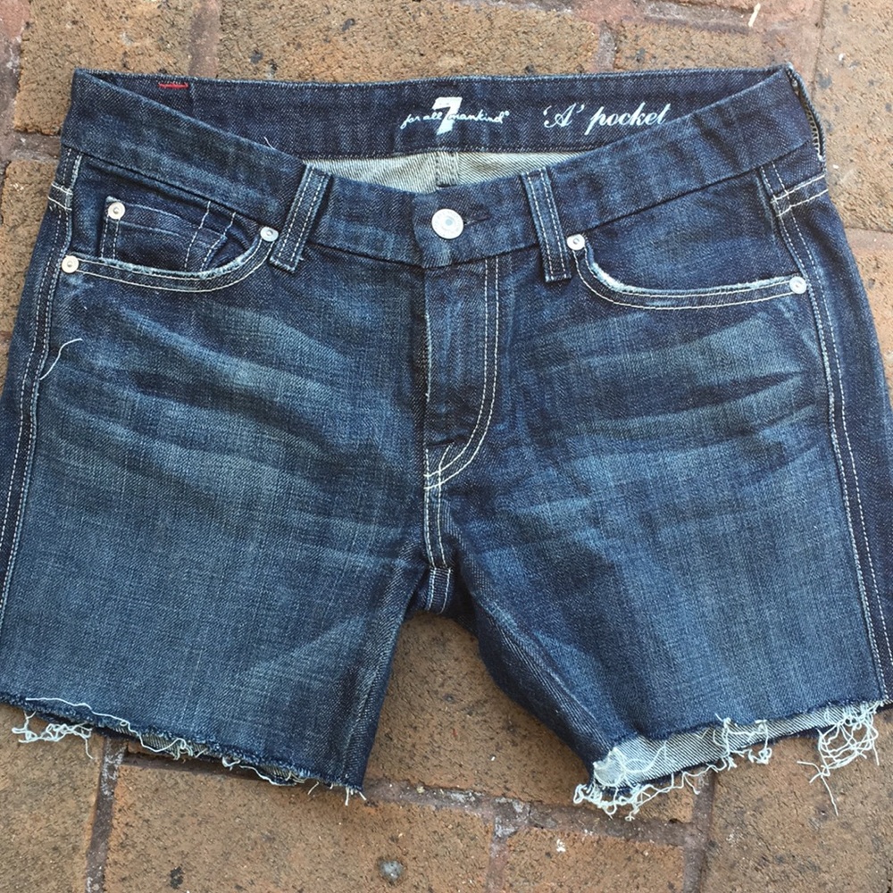 Seven Jean Shorts w Raw Hem